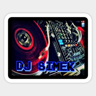 T-Shirt ``Dj Simek´´ #2 Sticker